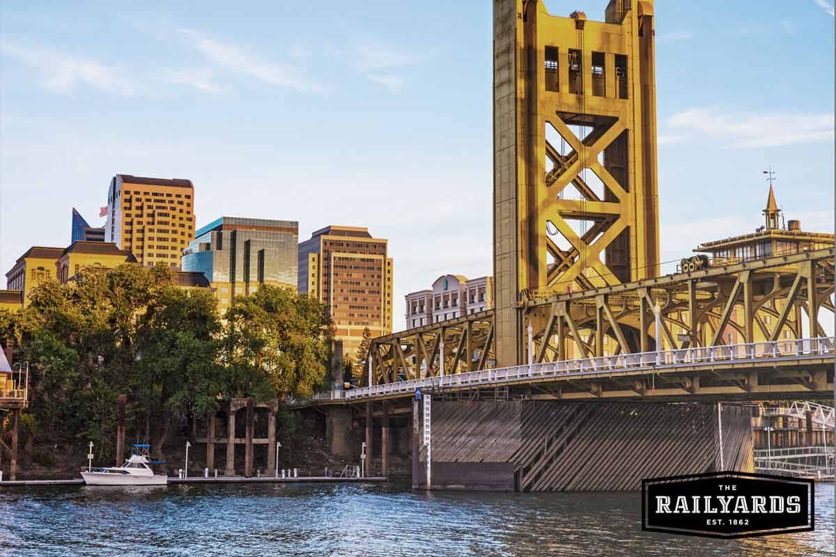 The Tower Bridge in Sacramento. Learn more about the recent investment in the Waterfront's makeover.