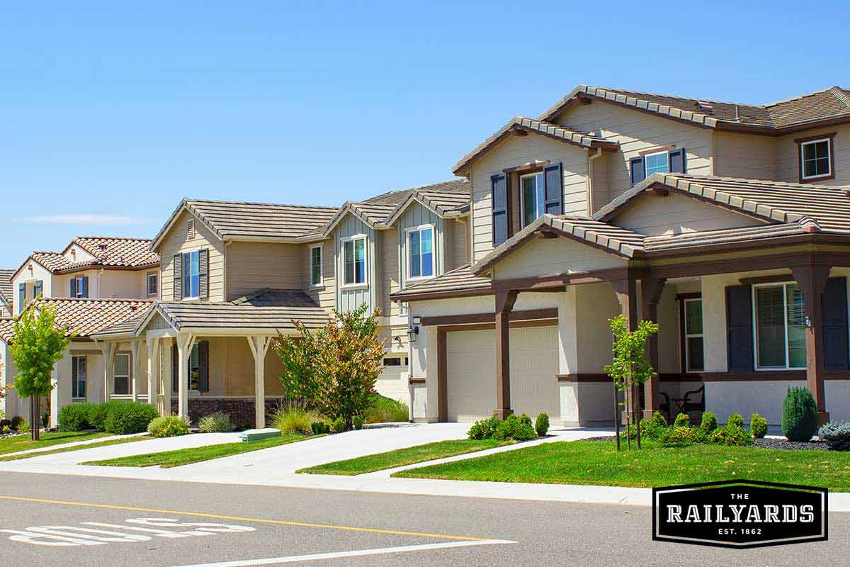 Image of residential homes in California. Learn more about the 2020 CA housing market.